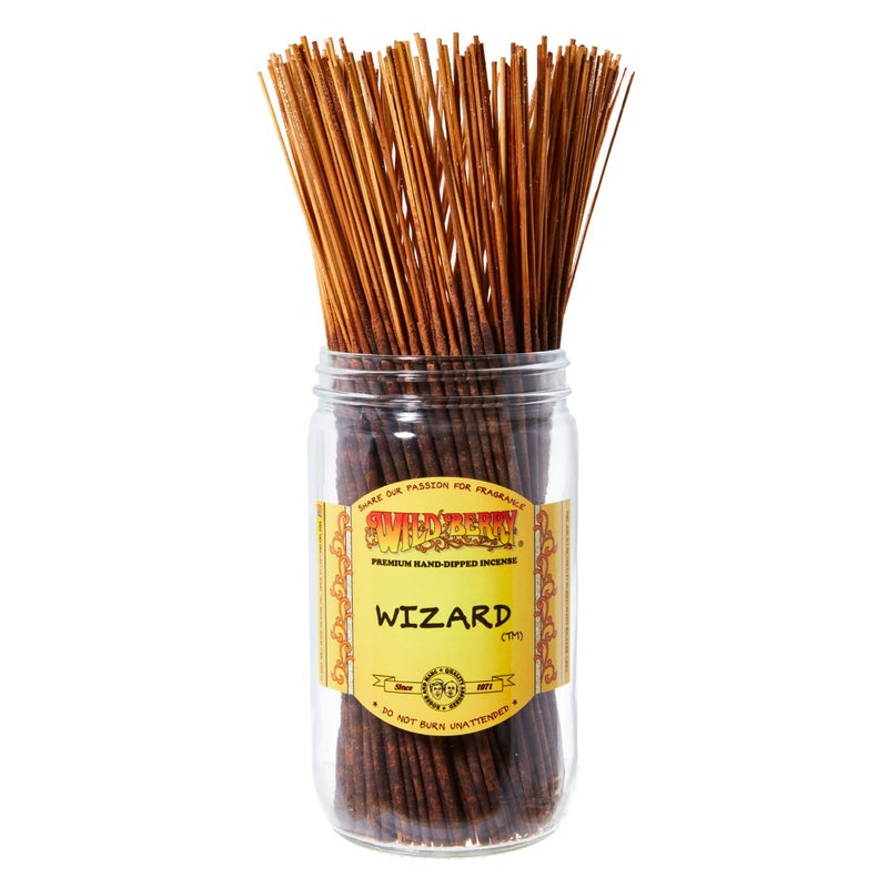 Wild Berry Incense Sticks - Wizard - Enchanting Citrus with Yuzu and Cedar - Hand Dipped in The USA (100 Count) - Image 5