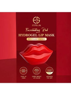 ESTELIN Fascinating Red Hydrogel Lip Mask Clear 60g  - Image 5