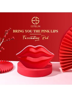 ESTELIN Fascinating Red Hydrogel Lip Mask Clear 60g  - Image 4