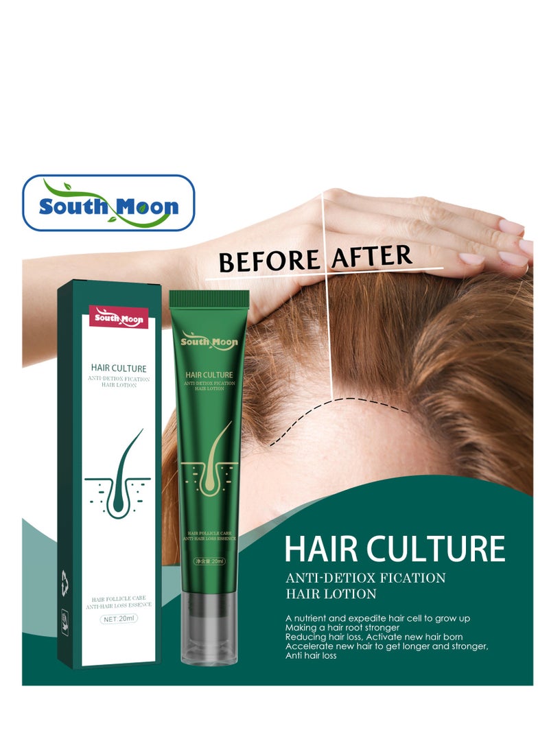 SOUTH MOON - Ginger Hair Oils, Pure Organic Ginger Hair Growth Serum, Moisturize, Repair Thin Root, Restore Follicles Essence, Suitable for Hair Growth, Dry Damaged Hair, Hair Loss Scalp Treatment 20ml - Image 1