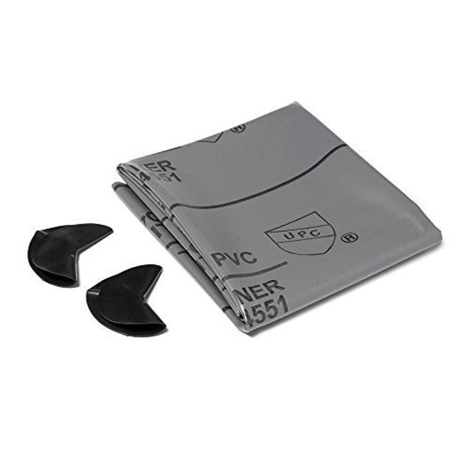 PVC SHOWER PAN LINER KIT GRAY 5 X 6