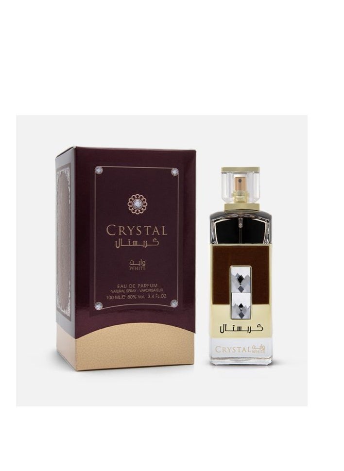 أرض الزعفران - عطر كريستال وايت من ارض الزعفران، او دي بارفان 100 مل للجنسين - Image 1
