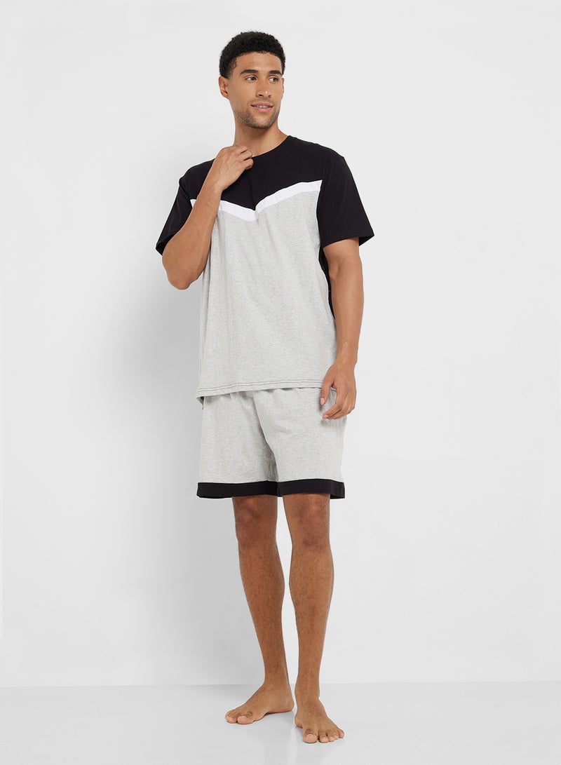 Seventy Five Nightwear T-Shirt & Shorts Sets  - Image 1