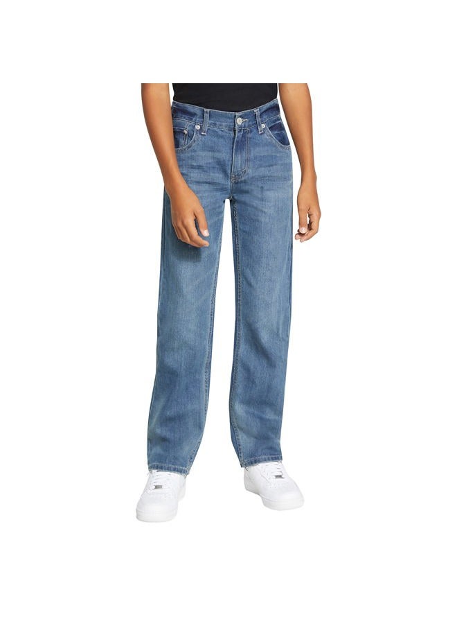 Levi's Boys' 505 Regular Fit Jeans - - 8 - Image 2