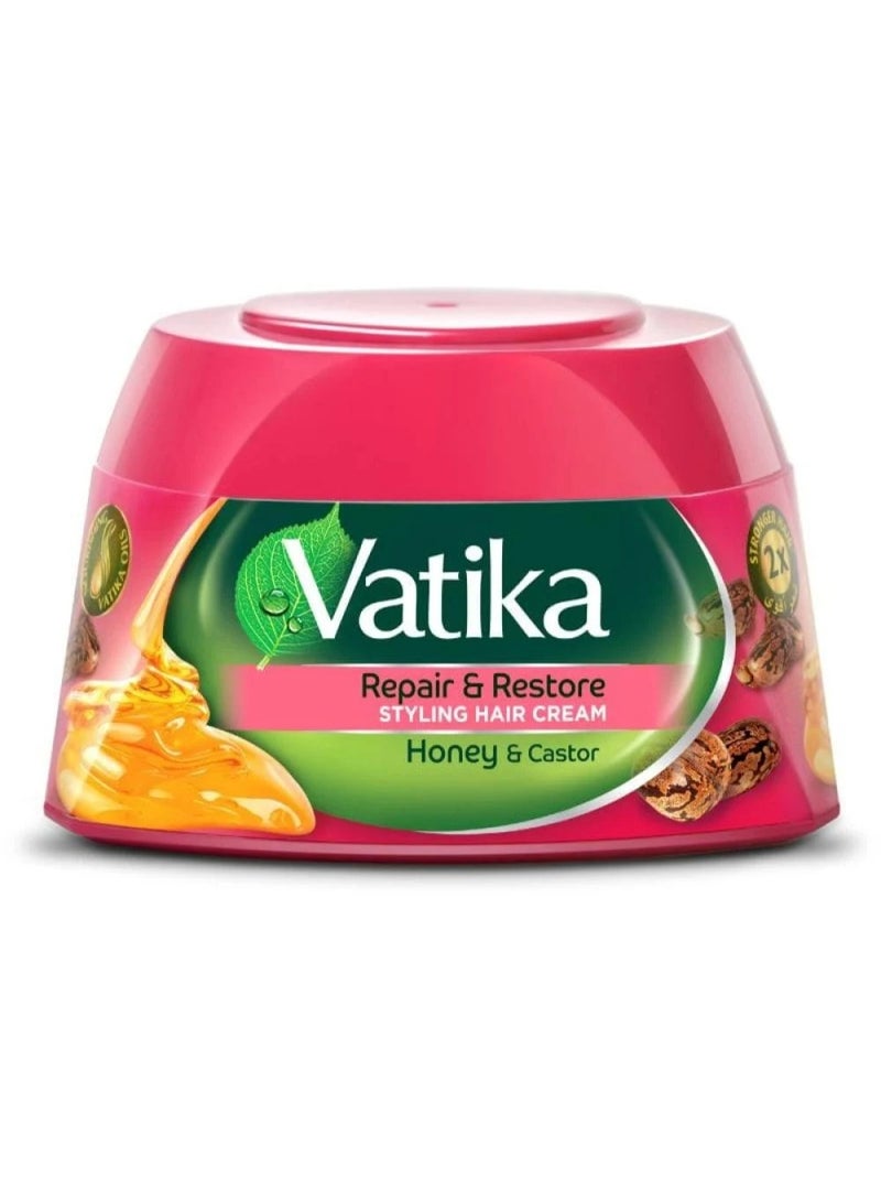 فاتيكا كريم تصفيف الشعر لإصلاح وترميم الشعر بالعسل والخروع 140 مل