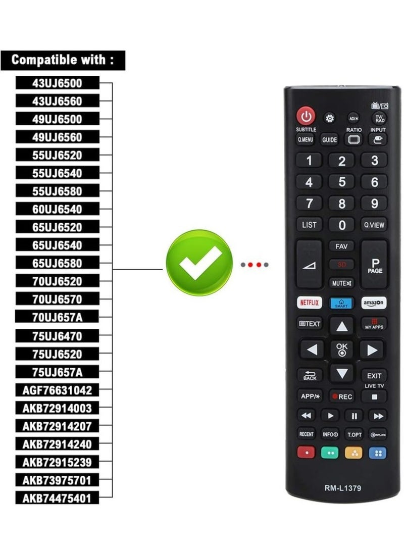 BLUMENiT RM-L1379 Remote Control for LG TV - Image 2