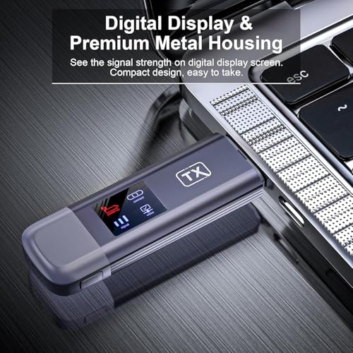 TTQ Wireless HDMI Transmitter and Receiver 2026 Upgraded Extender 4K Decode Input 1080P Output Plug&Play Portable 2.4G/5.8G for Video and Audio to Monitor PC/Laptop/Camera/HDTV/Projector/TV Box - Image 3