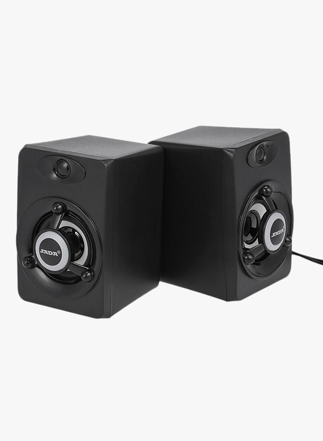 NIBEMINENT LED Bass Stereo Speaker Black - Image 2