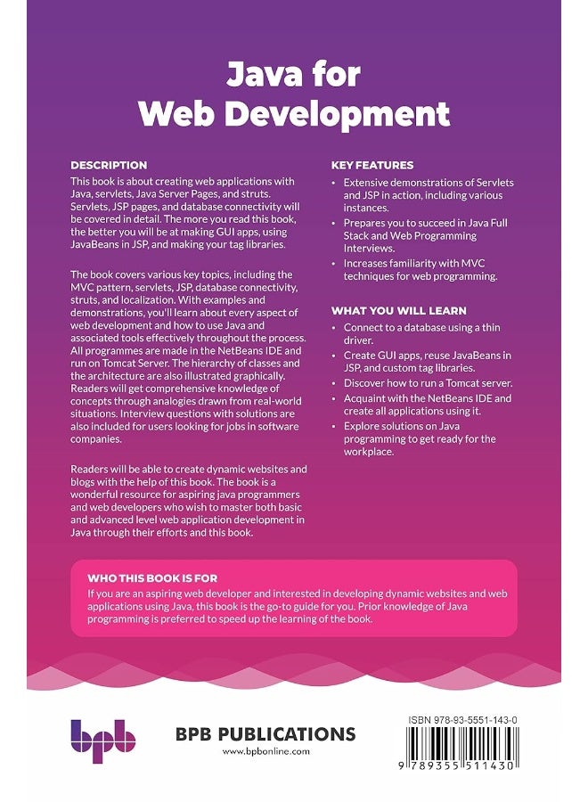 Java for Web Development: Create Full-Stack Java Applications with Servlets, JSP Pages, MVC Pattern and Database Connectivity - Image 2