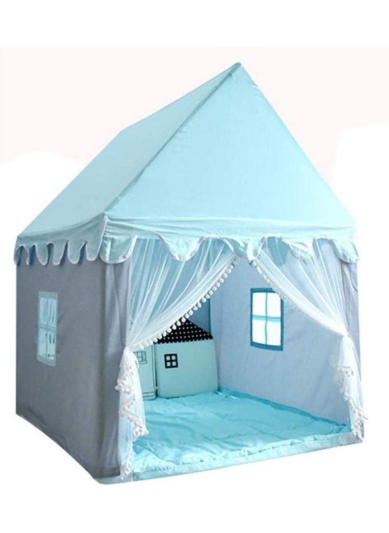 VIO Princess Castle Kids Play Tent Large Hexagonal Indoor & Outdoor Playhouse Durable & Portable Fairy Tale Tent for Girls Boys Backyard Easy Setup  - Image 1