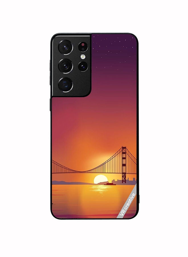 VR CREATIVE Protective Case Cover For Samsung Galaxy S21 Ultra 5G Nature Design Multicolour - Image 1