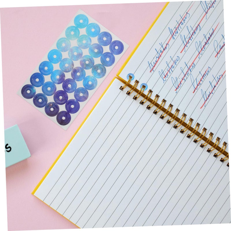 5 حزمة ملصقات تقوية ذاتية اللصق لإصلاح الورق وحماية المستندات والدفاتر والمجلدات - Image 5