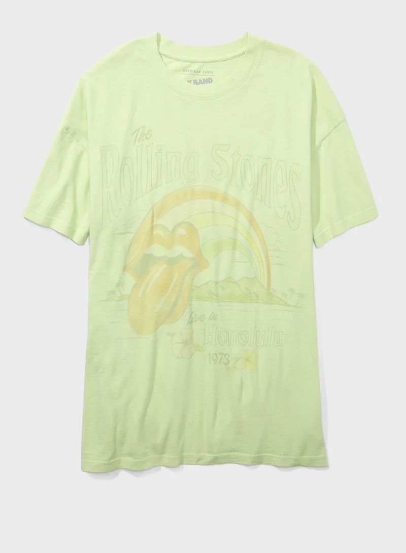 امريكان ايجل Graphic Crew Neck T-Shirt