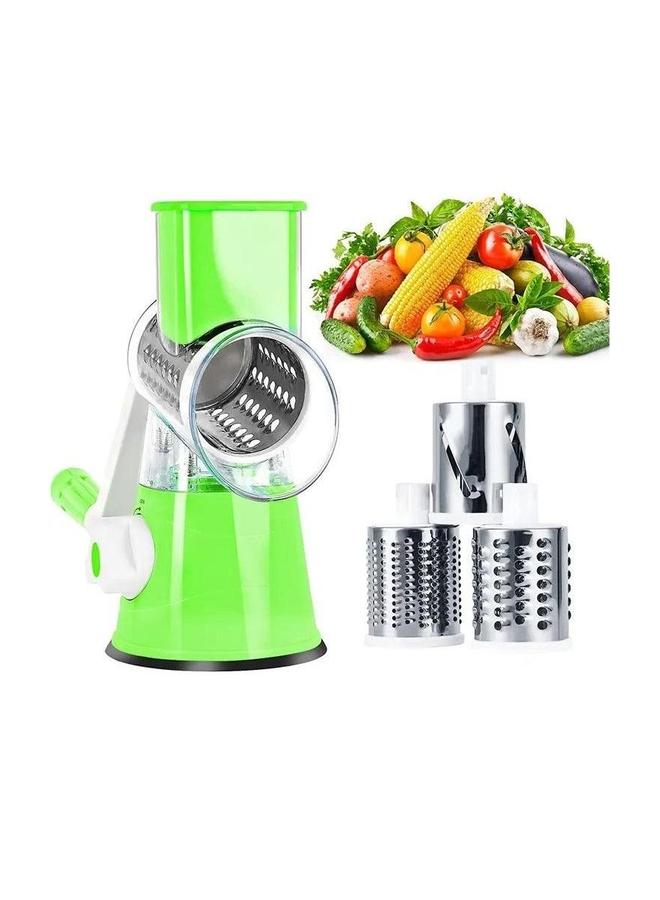 HOMESTAR Manual Vegetable Rotary Grater, Spiral Drum Slicer For Fruit Cheese Nut  - Image 3