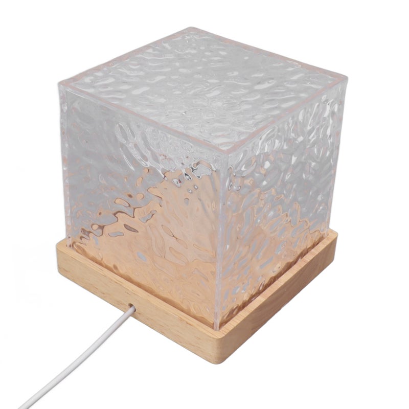 RGBW Light 16 Color Crystal Light Squared Dynamic Projection Remote Table Light for Living Room Office - Image 4