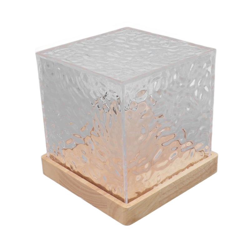 RGBW Light 16 Color Crystal Light Squared Dynamic Projection Remote Table Light for Living Room Office - Image 1