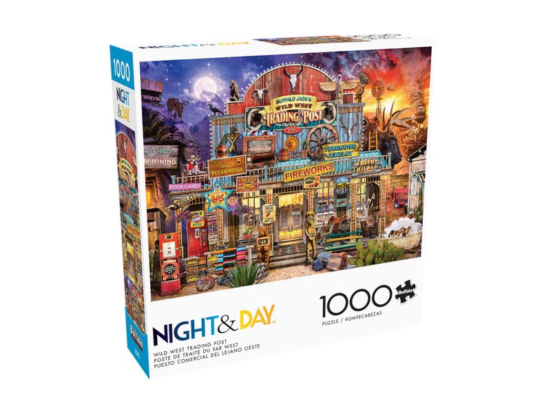 Buffalo Games - Jeff Haynie - Wild West Trading Post - 1000 Piece Jigsaw Puzzle for Adults -Challenging Puzzle Perfect for Game Nights - Finished Size is 26.75 x 19.75 - Image 3