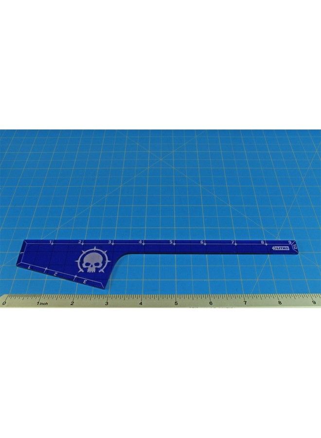 LITKO 9 Inch Movement And Combat Gauge Compatible With Aos 2Nd Edition Translucent Blue - Image 4