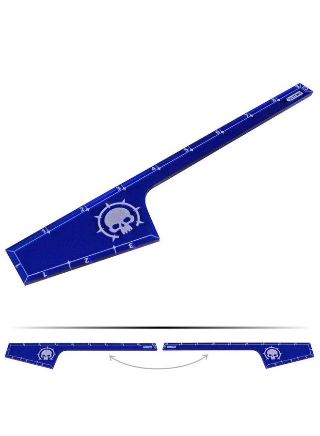 LITKO 9 Inch Movement And Combat Gauge Compatible With Aos 2Nd Edition Translucent Blue - Image 2