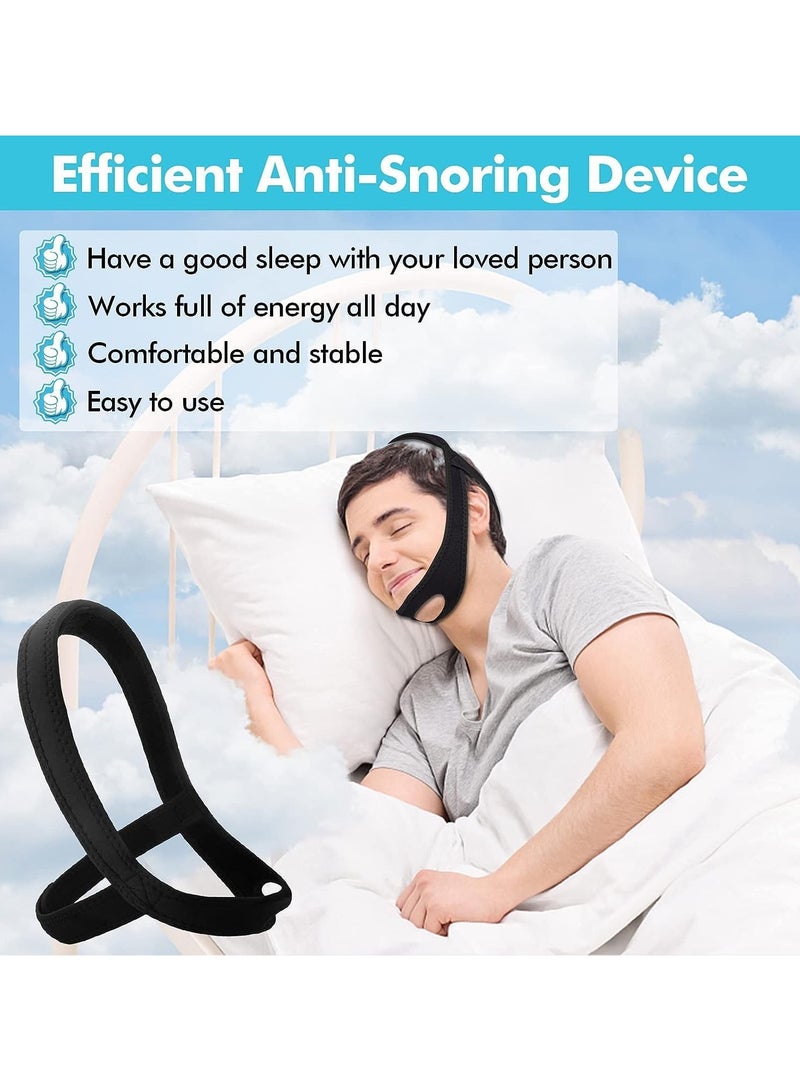 RATSAW Anti Snoring Chin Strap, Upgrade Anti Snoring Devices, Anti Snoring Devices Anti Snoring Chin Strap for Men Women,Chin Straps Sleep Aids for Snoring Mouth Breather Mouth Closed While Sleeping - Image 3