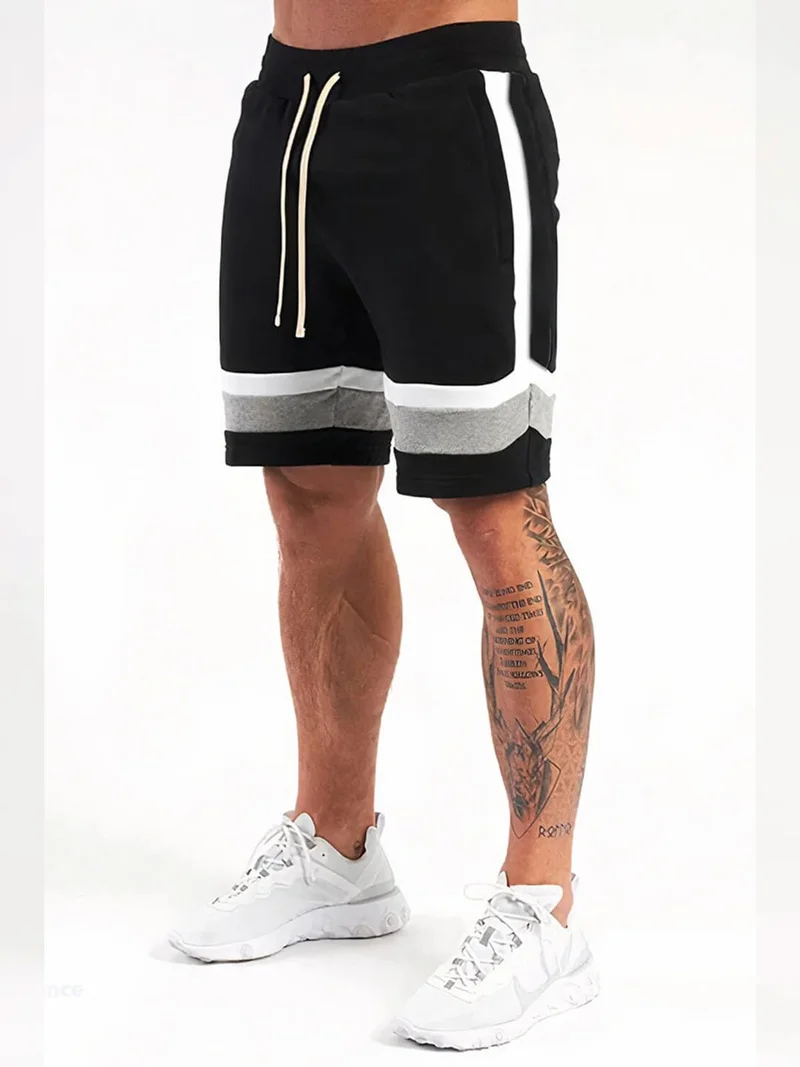 NOBERO  Men's Black Bermuda Shorts with Drawstring for Men | Best Price UAE