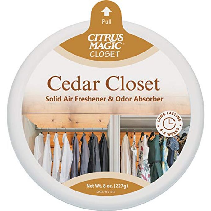 Citrus Magic For Closets Odor Absorbing Solid Air Freshener, Cedar Closet, 8-Ounce, Pack of 1 (616000000) - Image 4