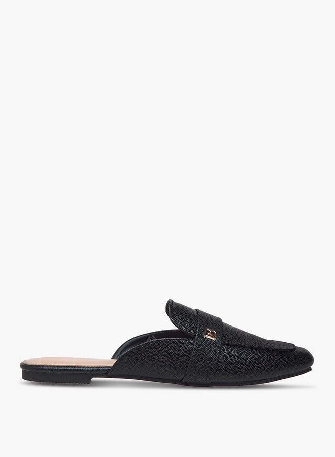Flora Bella By Shoexpress Textured Slip-On Mules  - Image 3