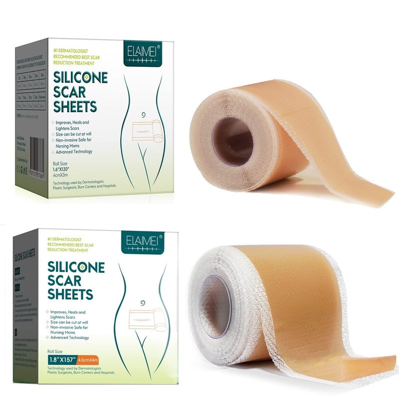 ZODENIS Silicone Scar Tape16 x 120 3MSheets Scar Tape18 x 157Inch 4M - Image 1