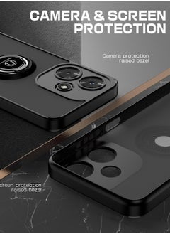 General Case For Infinix Hot 30i Shockproof Case, Magnetic Ring Armour Phone Cover with [Kickstand], Frosted Matte Case, Lightweight With Military Grade Shock Absorption Case  - Image 4