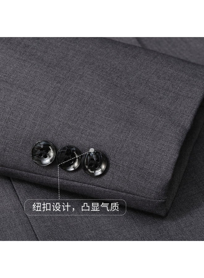 ROMON بدلة نسائية، مجموعة أنيقة وعصرية من قطعتين، بدلة ضيقة، مجموعة بدلة عصرية وبسيطة - Image 5