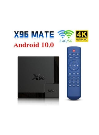 X96 Mate Smart TV Box, 4GB RAM + 64GB ROM, Android 10.0 TV Box, Allwinner H616 Quad Core ARM Cortex A53 CPU, Support Dual WiFi 2.4G/5G, 4K/UHD/3D Media Player, H.265 Ethernet 10/100M Set Top Box - pzsku/ZD2890EA9D28E7751BE13Z/45/_/1732317834/a743122a-24ec-404a-8b80-3bf582c5e41a