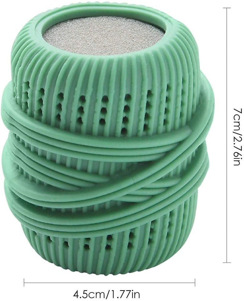 SIYANSHU Reusable Laundry Dryer Balls for Washing MachineAnti Static Soft Laundry BallsEcoFriendly Wash Ball Clothes Wash Super Decontamination AntiWinding Plastic Tumber Dryer Balls Pack Of 1 Green - Image 2