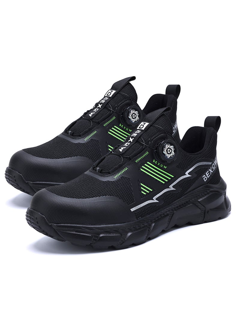 Bexow BEXOW Premium Safety Shoes Steel Toe Lightweight Slip Resistant Breathable Work Sneakers with Kevlar Midsole Anti-Smashing Puncture Proof Comfortable Industrial Footwear for Men and Women  - Image 2