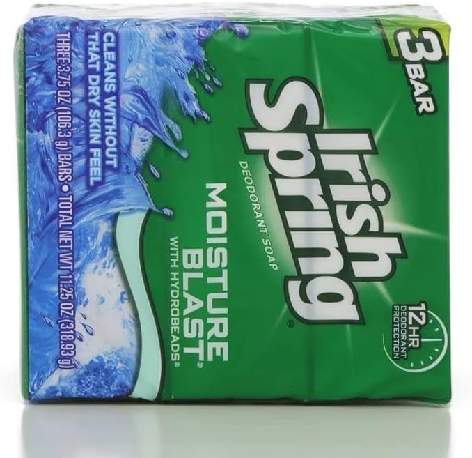 Irish Spring Moisture Blast Deodorant Soap - 3 Pack (3.75 oz each) - Image 3