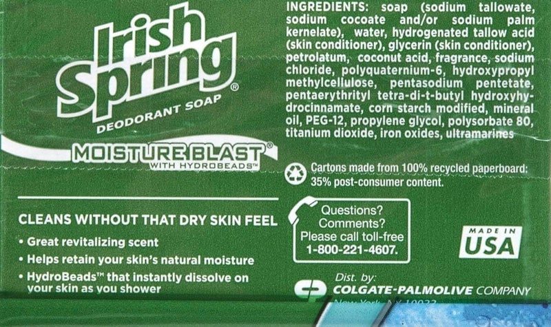Irish Spring Moisture Blast Deodorant Soap - 3 Pack (3.75 oz each) - Image 2
