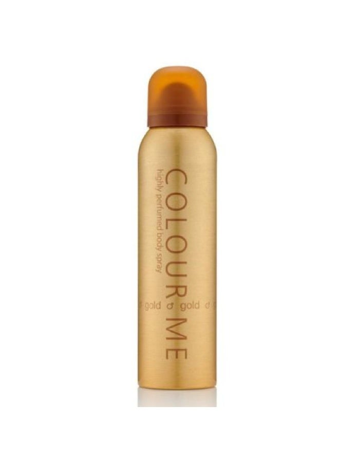 Colour Me Body Spray Gold Men 150 ml