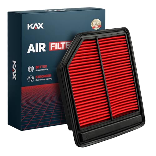 KAX Premium Engine Air Filter CA10165 Replacement for Honda Civic 2006 2007 2008 2009 2010 2011 L4 18L Advanced Air Filter Media Increased Acceleration - Image 1