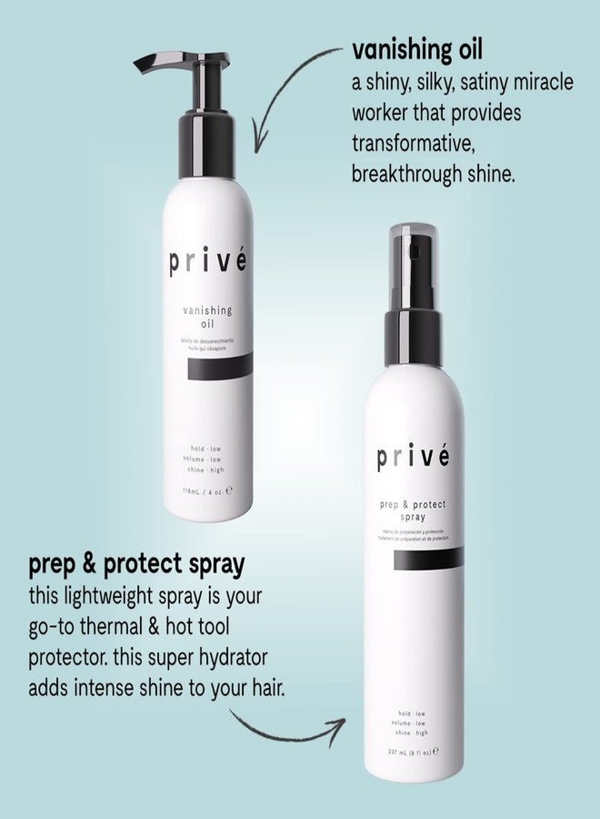 Prive Vanishing Oil for Smoothing Dry Hair 4 oz - Image 4
