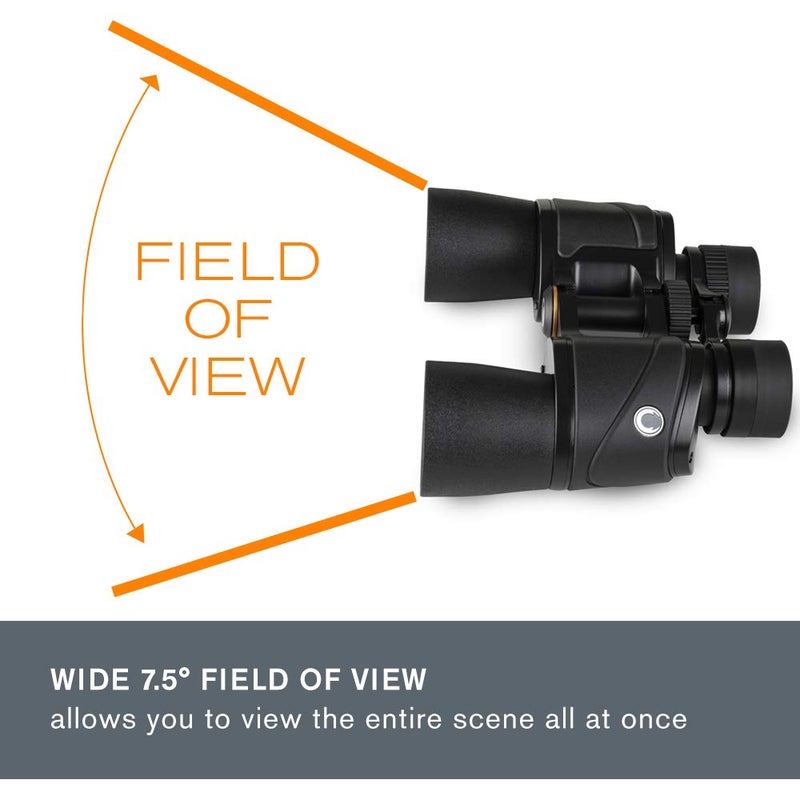 Celestron Celestron – Ultima 8x42 Binoculars – Waterproof & Fogproof – Porro Prism Binoculars for Adults – Fully Multi-Coated Optics and BaK–4 Prisms – Protective Rubber Armoring  - Image 4
