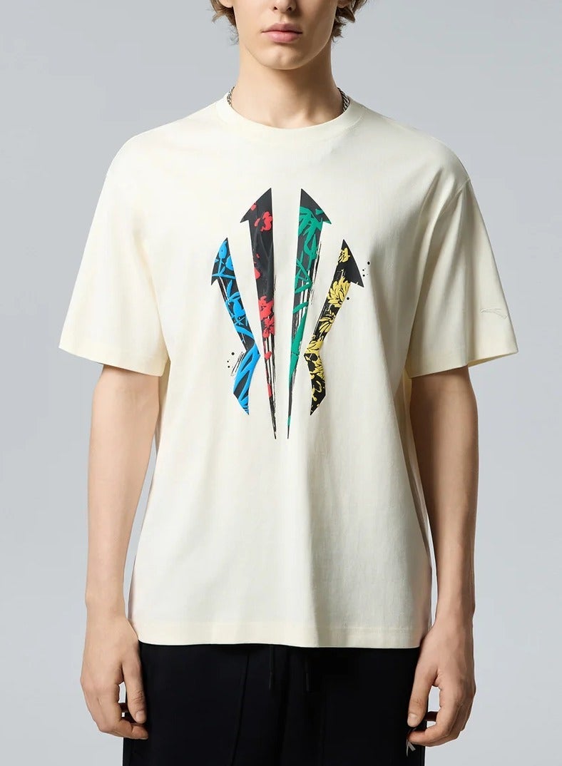 تي شيرت كرة سلة فضفاض بأكمام قصيرة للجنسين