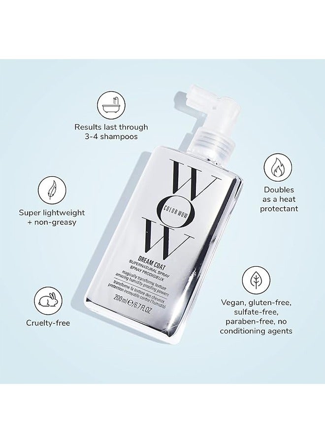 COLOR WOW Extra Strength Dream Coat, Powerful, Ultra Moisturizing, Anti Humidity Treatment for Extremely Frizz Prone Hair，Glassy Smooth, Straight + Frizz Resistant Styles for Up to 3-4 Washes - Image 4