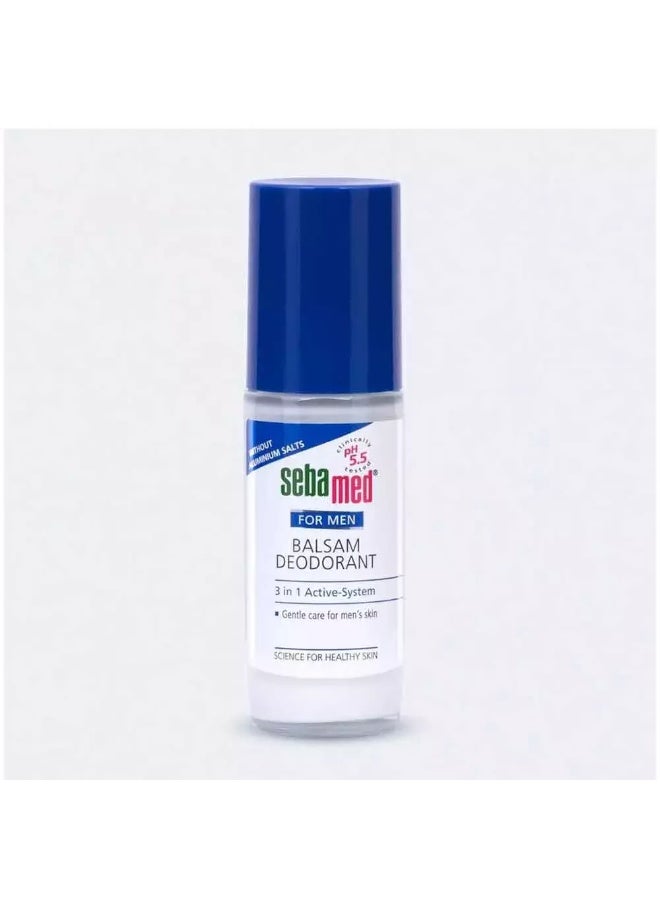Sebamed Balsam Sensitive Deodorant 3 in 1 Active System for Men, 50ml - Image 2