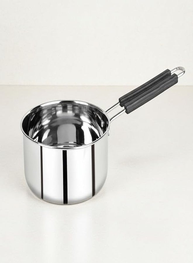 ASTECH INDIA Stainless Steel Sauce Pan with Handle, 1.5 Litre Capacity, Induction Compatible, 6 Inch Diameter, Dishwasher Safe - Image 1