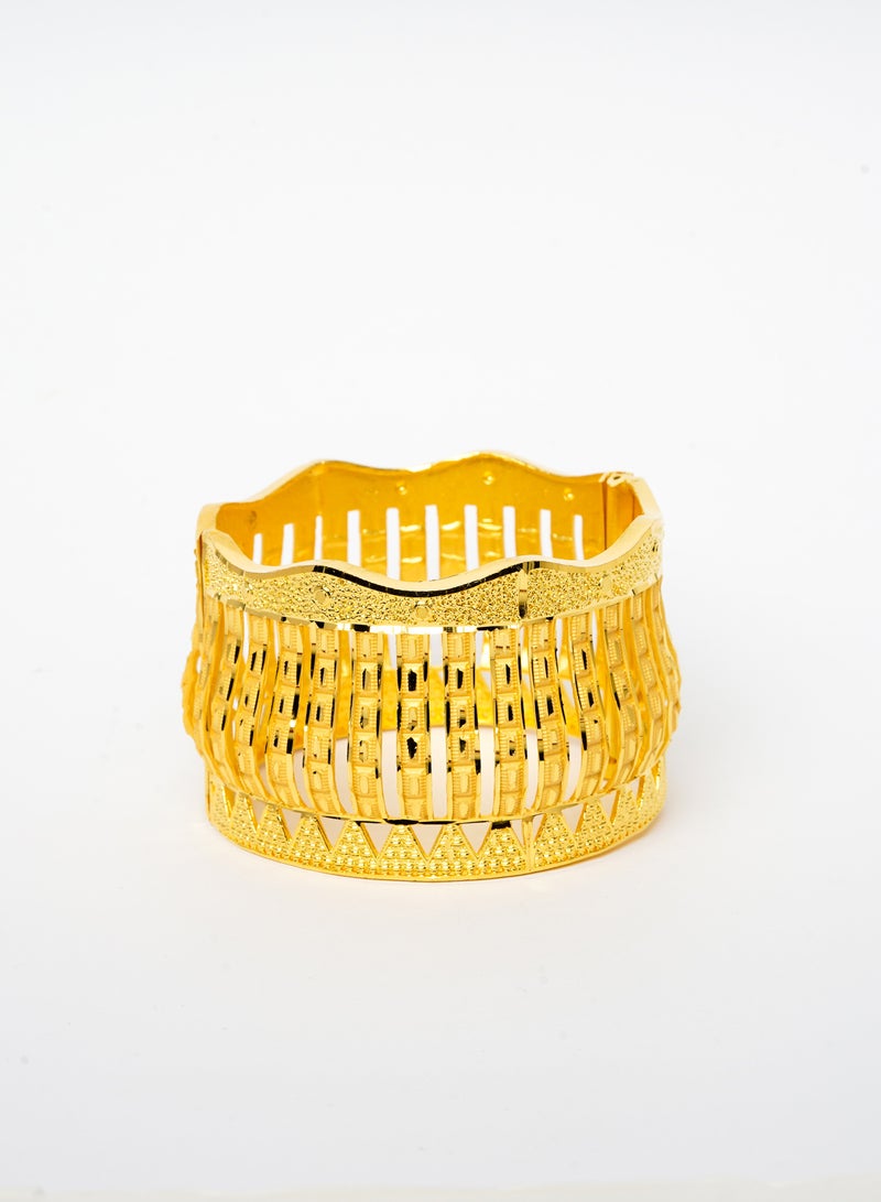 AL INARA IMITATION JEWELLERY BANGLE BROAD OPEN TYPE  - Image 1