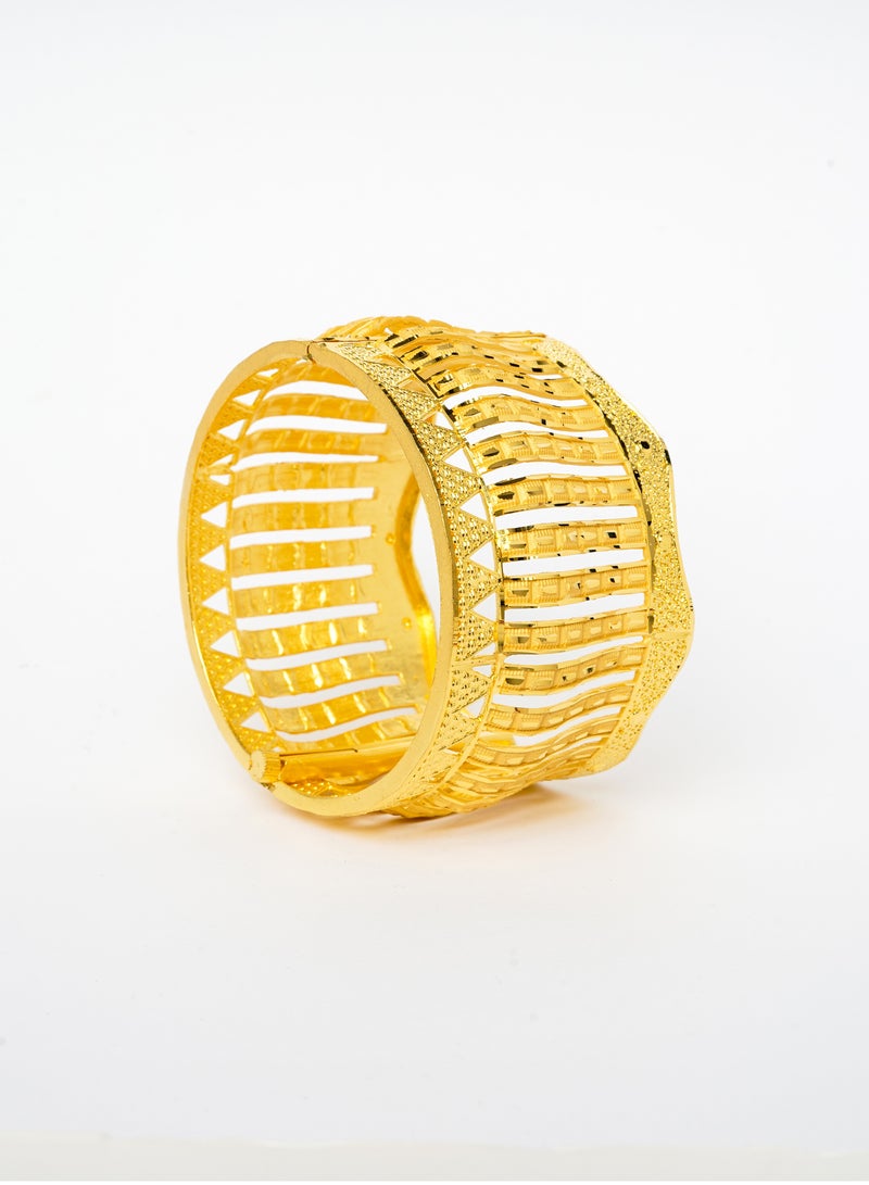 AL INARA IMITATION JEWELLERY BANGLE BROAD OPEN TYPE  - Image 2