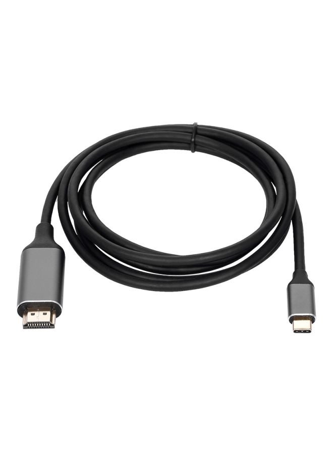 docooler Type-C To HD Adapter Cable Black/Grey - Image 4