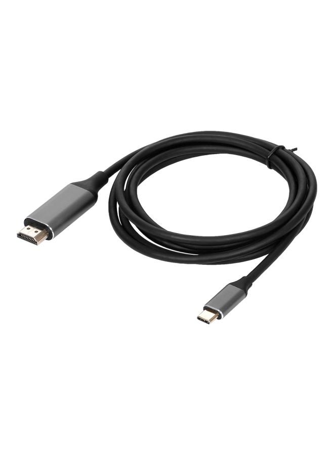 docooler Type-C To HD Adapter Cable Black/Grey - Image 2
