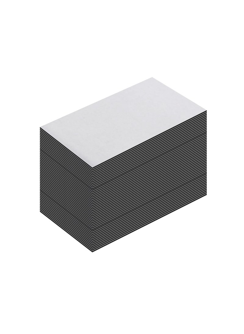 LLPT LLPT Self Adhesive Business Card Magnets 50 Packs Easy Peel Stick Promotion Small Magnetic Sheet for Business Marketing Card Teaching Schedule Photo WallBCM050 