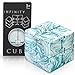 SMALL FISH Infinity Cube Sensory Fidget Toy Sensory Tool EDC Fidgeting Game for Kids and Adults Cool Mini Gadget Best for Stress and Stress Relief HandHeld Fidget Toy Marble - Image 3