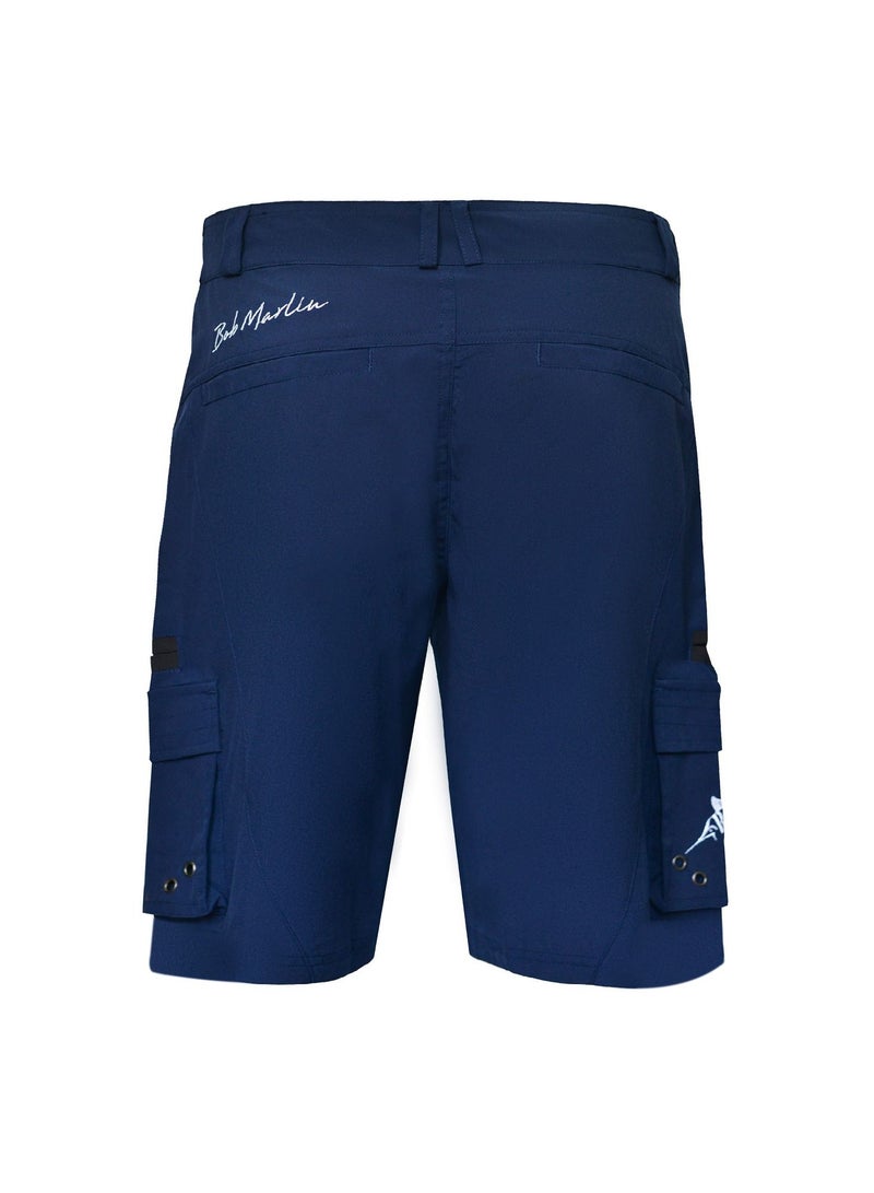 BOB MARLIN Bob Marlin Fishing Cargo Casual Boat Short Navy  - Image 2